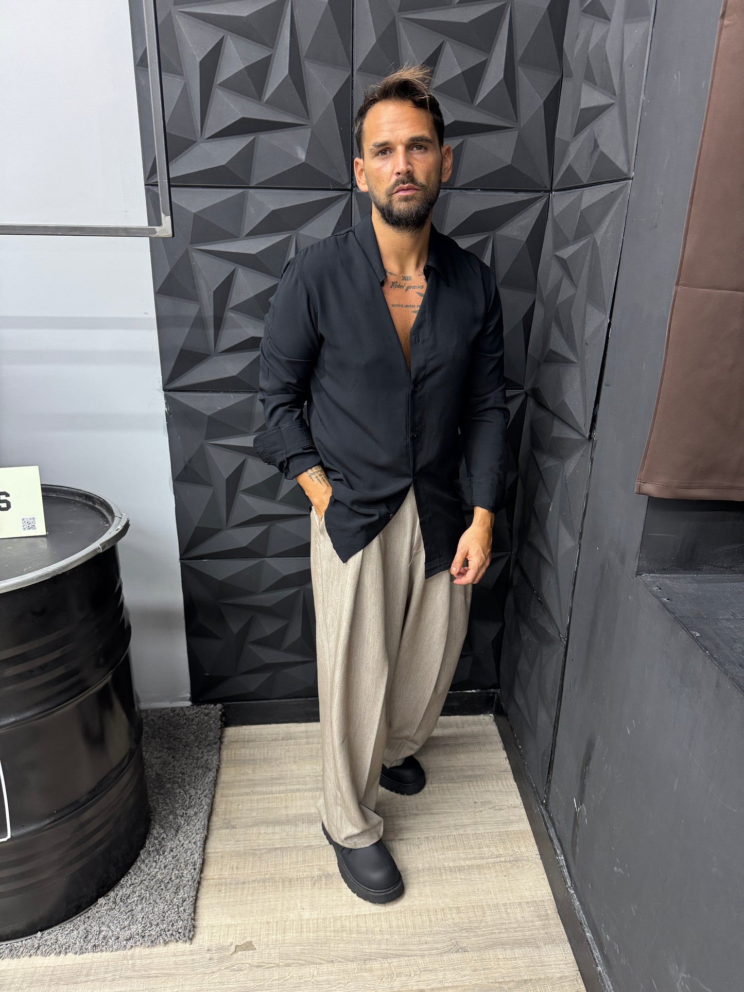 Camicia in viscosa
