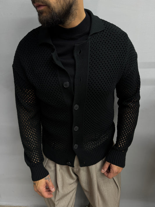 Cardigan forato