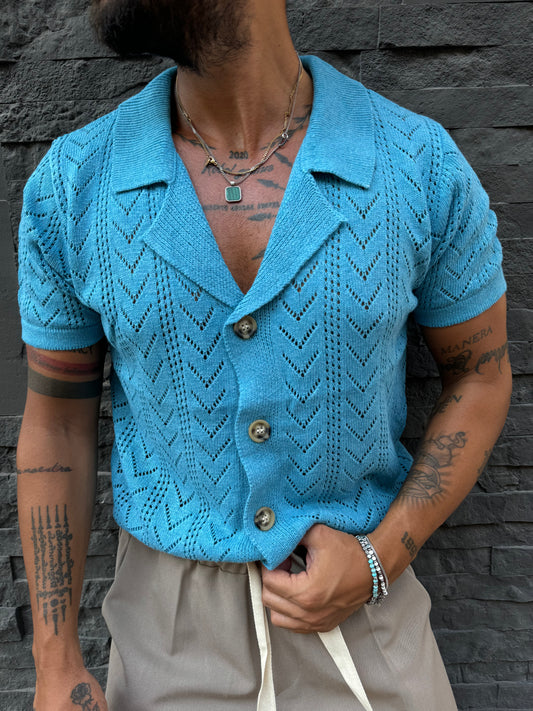 Cardigan in filo