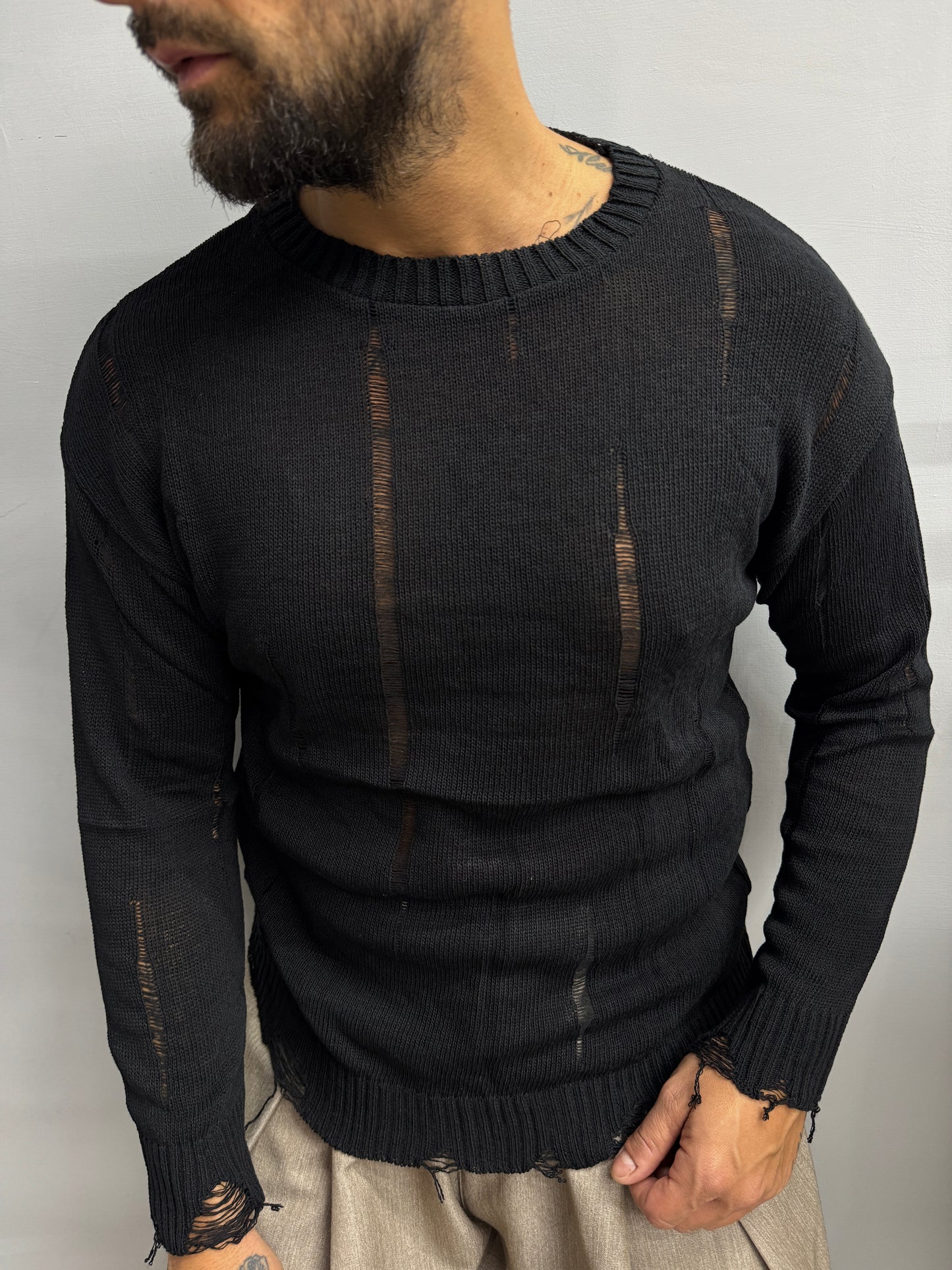 Maglia graffiata