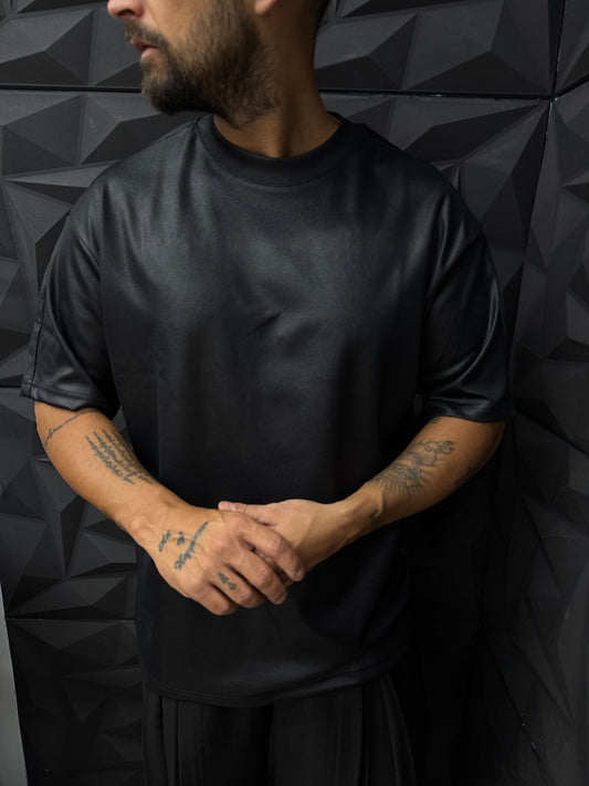 Maglia in texture nera