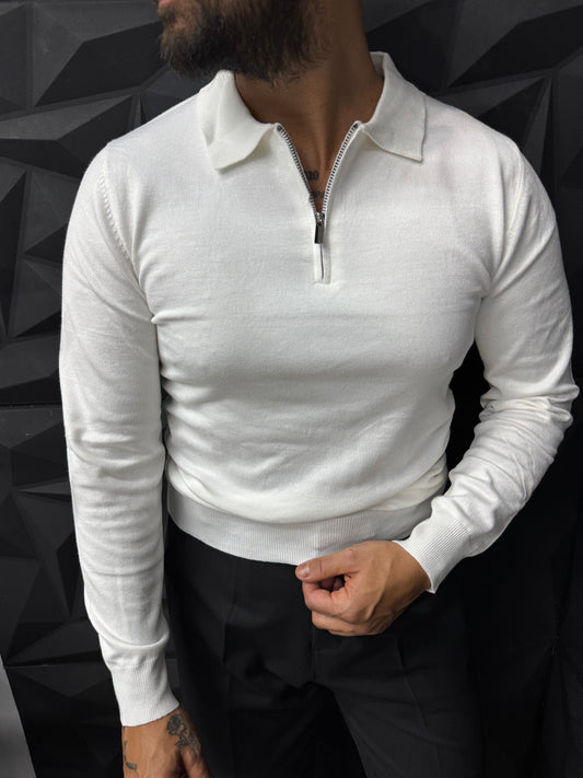 Polo con zip